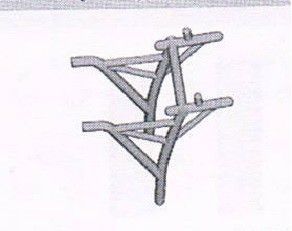 Rear body cage support frame