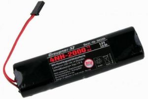 Pakiet 4.8V NiMH 2000mAh TX/RX płaski