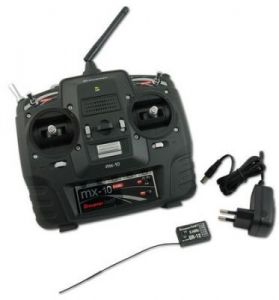 MX-10 HoTT 2.4GHz 5CH (1 odbiornik, akumulator, ładowarka)